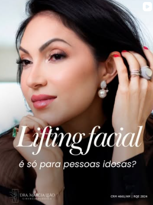 Reels do Instagram: Lifting facial é só para pessoas idosas?