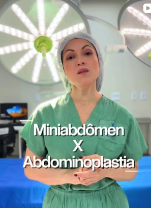 Reels do Instagram: Miniabdômen x abdominoplastia